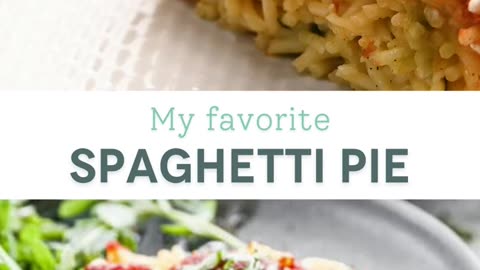 Spaghetti 🍝 pie Sensation / full recipe/A twist on Classic pasta Dish