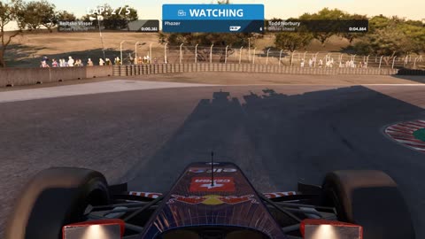 Automobilista 2 - Laguna Seca with Renault 3.5 formula mod car at sunrise