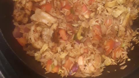 Shrimp fried rice