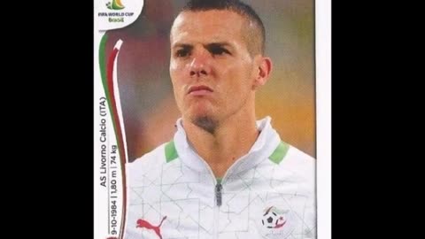 PANINI STICKERS ALGERIA NATIONAL TEAM WORLD CUP 2014