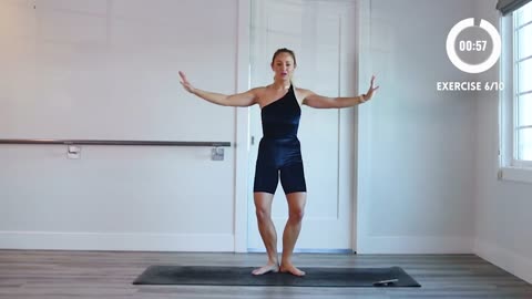 10 Min Defined Ballet Legs Challenge (Not Bulky_No Equipment)