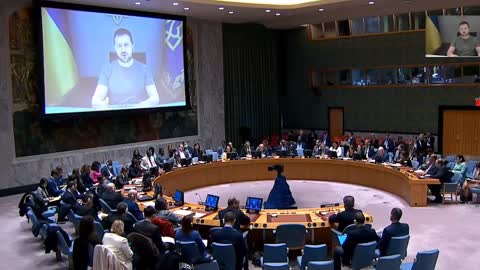 Zelensky spoke at an emergency meeting of the UN Security Council