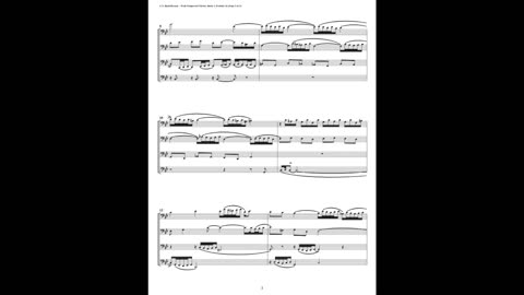 J.S. Bach - Well-Tempered Clavier: Part 1 - Prelude 16 (Bassoon Quartet)