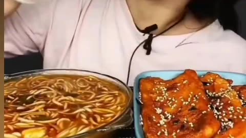 Chinese eating spicy food challenge ASMR Mukbang #food #shorts