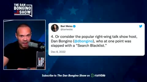 EXPLOSIVE ''Twitter Files'' Prove Dan Bongino is Big Tech's Public Enemy