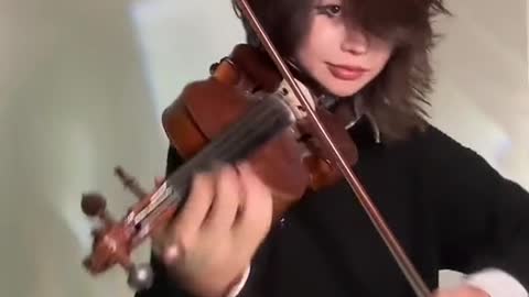 Violin playing