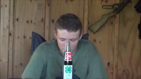 Drinking A 10+ Year Old Coca Cola Georgia 4-H Bottle