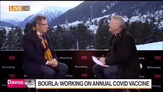 Pfizer CEO Albert Bourla Announces At Davos New mRNA Flu Vaccine Due By June