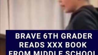 Brave 6th grader exposes school for having sexually explicit books at Windham Middle school library!