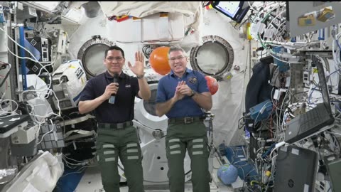 Expedition 69 spaces station crew answers kingfisher.