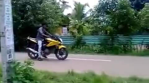 Bike Stunt Gone Wrong