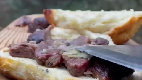 Közde Folyoda İlikli Dana İncik 🥩 _ veal shank on embers in foil cocking food videos