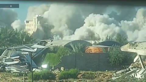 Vídeo mostra Israel destruindo o "Palácio da Justiça" do Hamas"