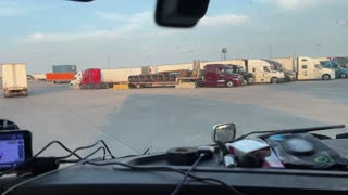 Pulling into AED truckstop