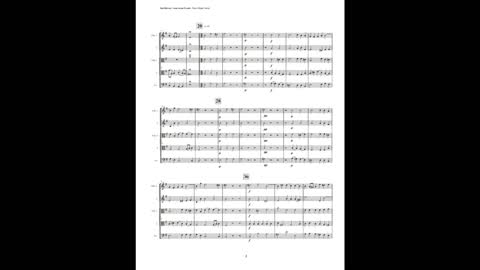J.S. Bach – Motet: “Jesu, meine Freude”, Part 1 (String Quintet)