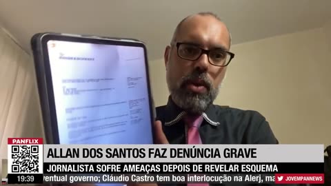 Allan dos Santos fala a Os Pingos nos Is e faz denúncia grave.