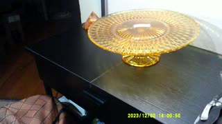 Unboxing Rochester Cake Plate in Amber