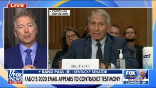 Rand Paul refers Fauci to DOJ for criminal probe