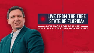 Governor DeSantis Speaks at Keep Florida Free Pit Stop in Broward County, FL