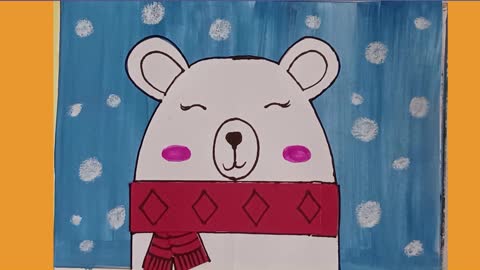 Polar Bear Crafts Preschool | Polar Bear Crafts For 3 year Olds | Winter Polar Bear Craft