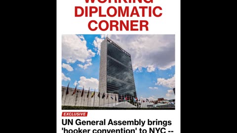 New York Post United Nations headquarters Hookers Paid For By American Tax Payers