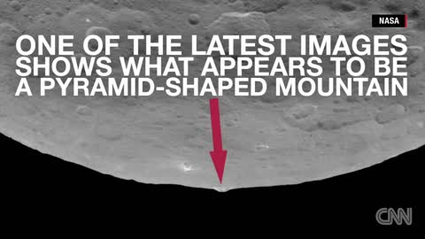Pyramid-shaped structure 3 miles high on Ceres - Shortcut