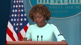 White House press secretary Karine Jean-Pierre holds a news conference on Jan. 13