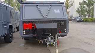 After the rain the exterior overview of njstar off road camper trailer