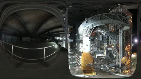 Astounding View of NASA’s Artemis I Rocket at Rollout