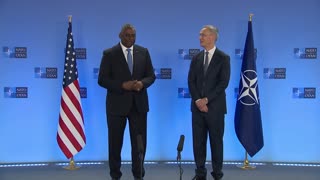 NATO Secretary General & US Defense Secretary Talk Military Alliances for Peace of Ukraine