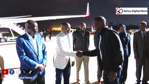 AFTER FALLOUT RUMOURS, DP Gachagua sees off President Ruto as he departs for USA!!