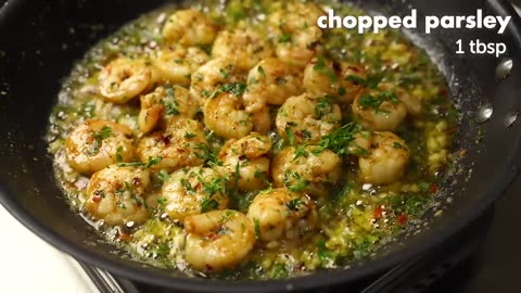 BUTTER GARLIC SHRIMP | BUTTER GARLIC PRAWNS RECIPE | SHRIMP IN BUTTER GARLIC SAUCE