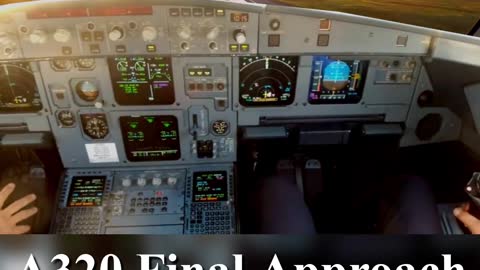 A320 Final Approach Landing 🛬