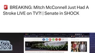 BREAKING: Mitch McConnell Just Had A Stroke LIVE on TV?! | Senate in SHOCK