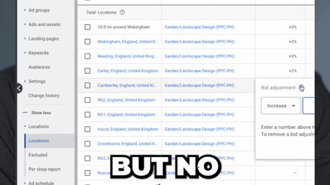 Mastering Google Ads Location Targeting with Bidding Adjustments
