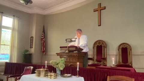 Sunday Sermon, Cushman Union Church, Pastor Jay D. Hobson. 10/01/2023