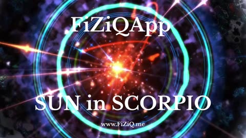 FiZIQApp SUN in SCORPIO - FREE FiZiQ - Enjoy!