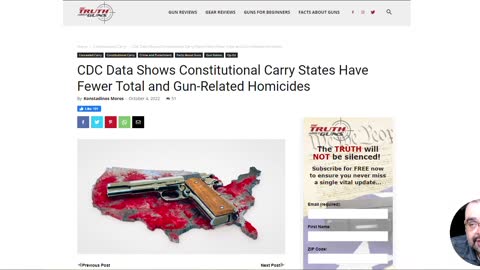 Constitutional Carry states have lower homicide rates