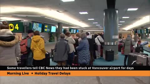 Flights delayed, cancelled across Canada as holiday travel ramps up