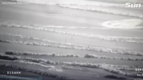 Russian chopper is blasted out of the sky as Ukraine forces shoot it down