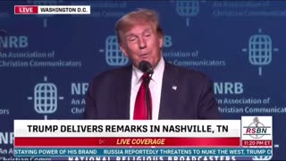 Trump - You’re going to believe in God because God is here and God is watching