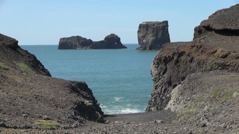 Iceland Dyrhoaey seastacks
