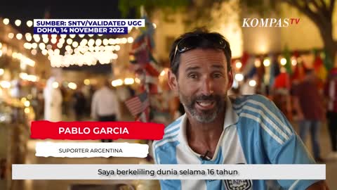 Cerita Suporter Argentina Pergi ke Qatar Pakai Sepeda Demi Dukung Negaranya di Piala Dunia 2022