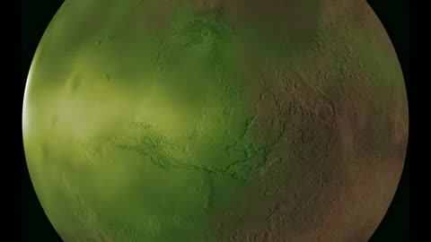 Mars Nightglow Animation from MAVEN Observations #viral #trending #nasa #shorts