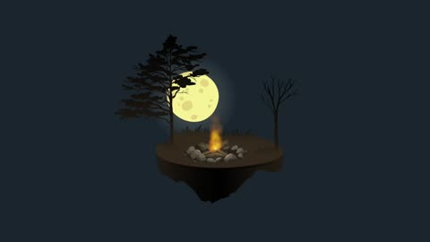 Relaxing Music for Sleep, Stress Relief - Campfire display. Links to the sources in description
