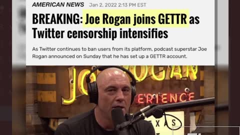 Rogan Barely Finds Out What Gettr Is And Joins