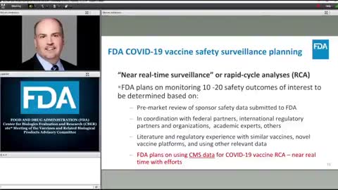La FDA mostra accidentalmente un elenco di effetti collaterali del vaccino covid