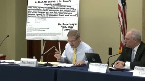 #3 Jim Jordan breaks down how Dr. Anthony Fauci funded gain-of-function research; and how