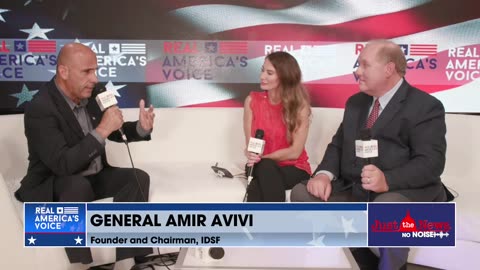 Gen. Amir Avivi (RET) stops by the 2023 NRB convention to highlight his ongoing work with IDSF