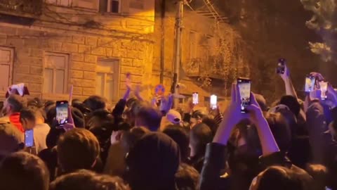 Riot breaks out in Tbilisi